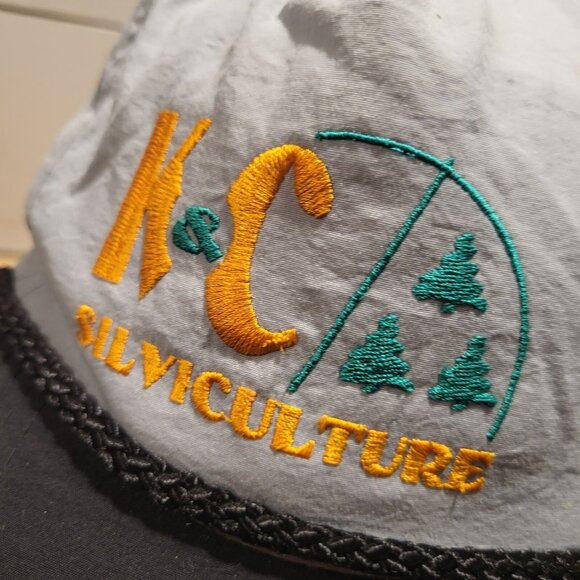 K & C Silviculture Hat Snapback Baseball Vintage Cap Dad Trucker trees forestry - Picture 2 of 10